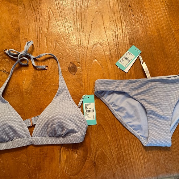 NWT Seafolly Light Blue Bikini Top and Bottom, Sz 6, Stardust Bluebell color - Picture 11 of 13